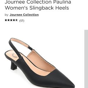 Women’s Journee Paulina Slingback Heels - Size 8.5